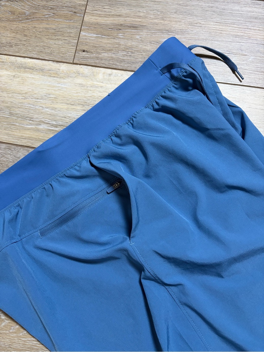 Men's Blue Athletic Shorts - Picture 6 of 8